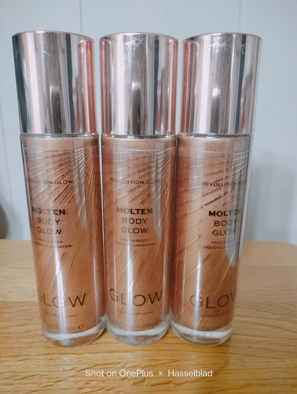 Revolution Molten Body Glow Liquid Illuminator - Bronze Trio